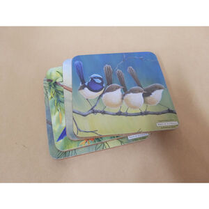 Maxwell Williams Birds Of Australia Set Of 5 Assorted Coasters, Katherine Castle
